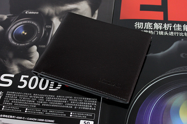 时尚新款正品牛皮皮夹卡位钱包卡套 短款钱夹韩版 男式 真皮 男包 M-6253B-第3张图