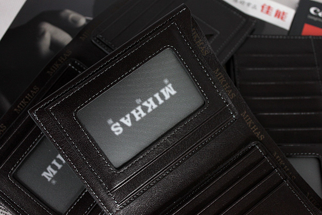 时尚新款正品牛皮皮夹卡位钱包卡套 短款钱夹韩版 男式 真皮 男包 M-6253B-第5张图
