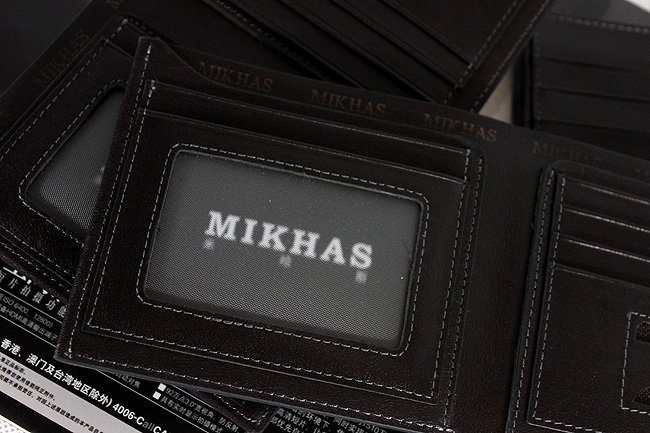 时尚新款正品真皮牛皮卡位钱包卡套 皮夹 潮男钱包 男包 短款韩版 M-6253C-第5张图