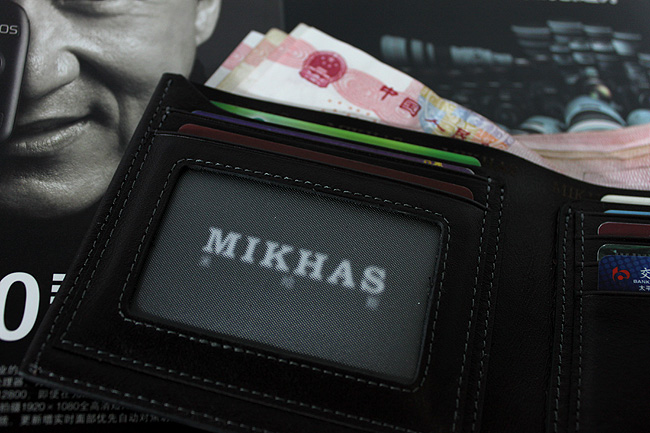 时尚新款正品真皮牛皮卡位钱包卡套 皮夹 潮男钱包 男包 短款韩版 M-6253C-第8张图
