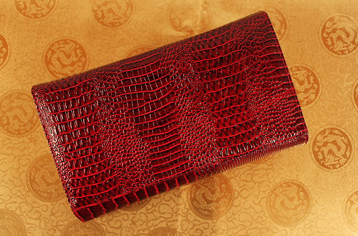 米哈斯鳄鱼纹女包钱包手抓包 链条包 晚宴包 单肩包 M-868B-第8张图