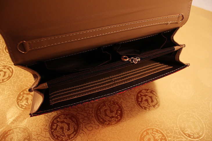 米哈斯鳄鱼纹女包钱包手抓包 链条包 晚宴包 单肩包 M-868B-第12张图