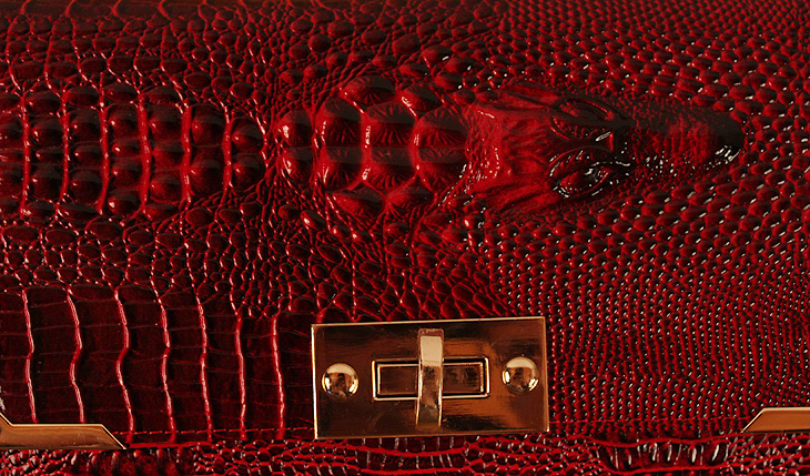 米哈斯鳄鱼纹女包钱包手抓包 链条包 晚宴包 单肩包 M-868B-第16张图