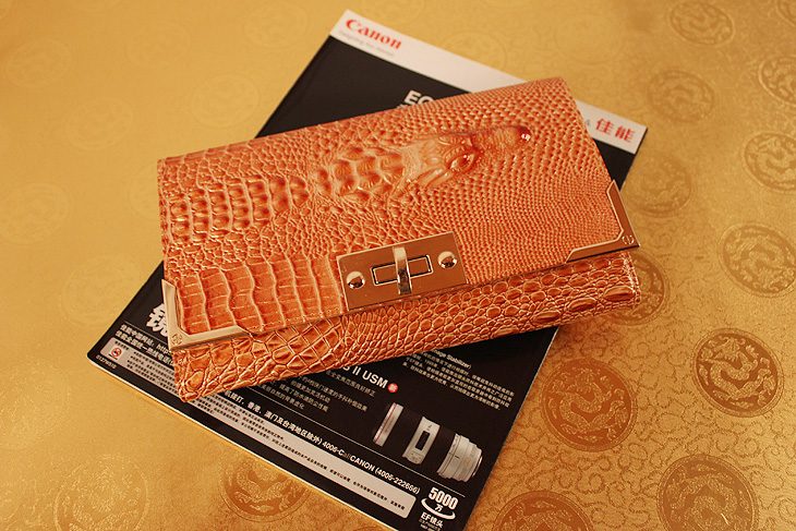 时尚 米哈斯鳄鱼纹女包包袋包女 皮具 中年 手抓包晚宴包手机品牌 M-868D-第0张图