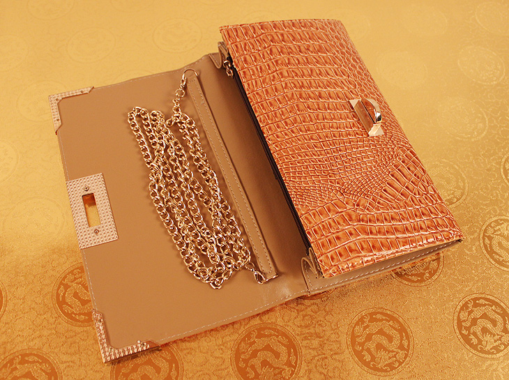 时尚 米哈斯鳄鱼纹女包包袋包女 皮具 中年 手抓包晚宴包手机品牌 M-868D-第6张图