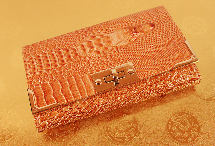 时尚 米哈斯鳄鱼纹女包包袋包女 皮具 中年 手抓包晚宴包手机品牌 M-868D-第9张图