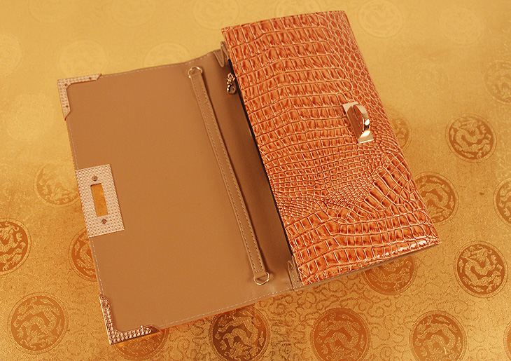 时尚 米哈斯鳄鱼纹女包包袋包女 皮具 中年 手抓包晚宴包手机品牌 M-868D-第10张图