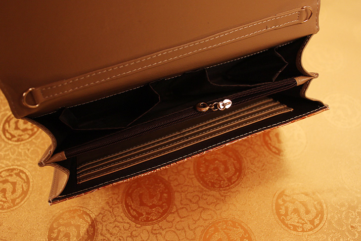 时尚 米哈斯鳄鱼纹女包包袋包女 皮具 中年 手抓包晚宴包手机品牌 M-868D-第12张图