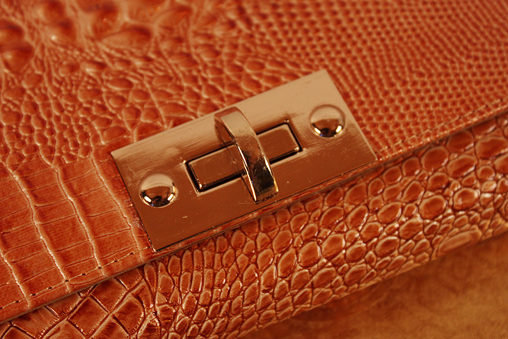 时尚 米哈斯鳄鱼纹女包包袋包女 皮具 中年 手抓包晚宴包手机品牌 M-868D-第14张图