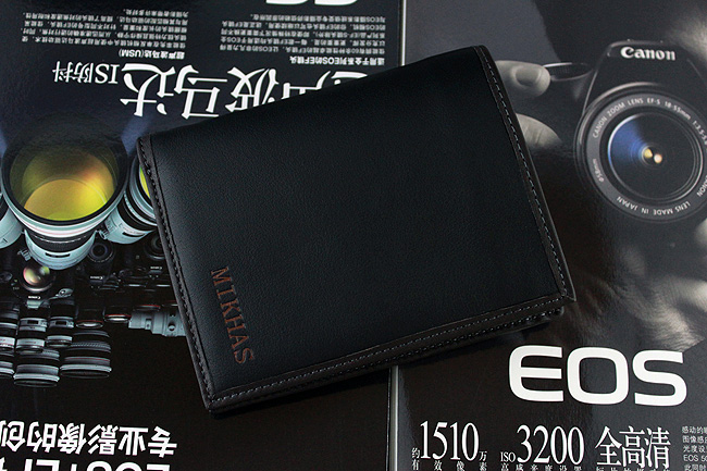 新款正品牛皮卡位钱包卡套 短款 真皮钱夹男式特价男钱包男款男包 M-918B-第1张图