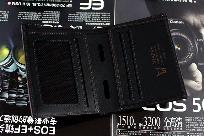 新款正品牛皮卡位钱包卡套 短款 真皮钱夹男式特价男钱包男款男包 M-918B-第2张图