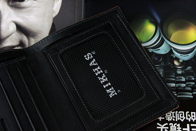 时尚正品皮夹牛皮真皮卡位钱包卡套 短款 皮具 韩版 男式男包包包 M-919B-第2张图