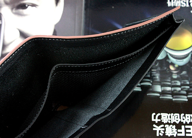 时尚正品牛皮卡位钱包卡套 手工钱包 韩版 学生钱包短款 真皮男包 M-919C-第5张图