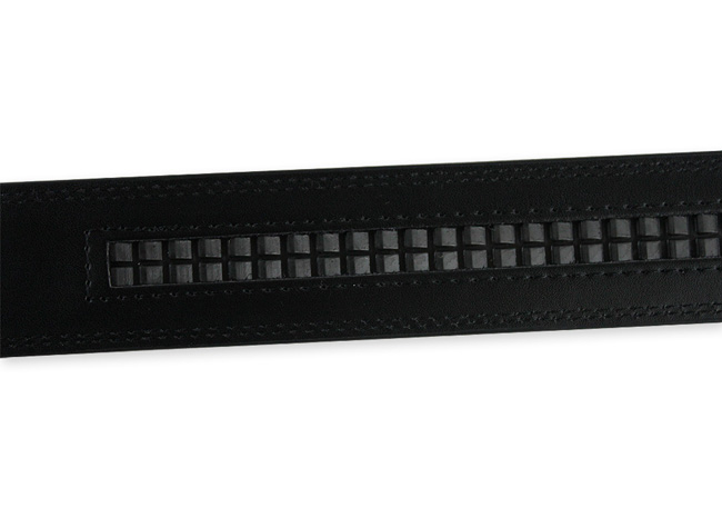 时尚自动扣皮带腰带单圈牛皮男士真皮 黑色 休闲 配件 品牌 正装 M-BELT-560-第4张图