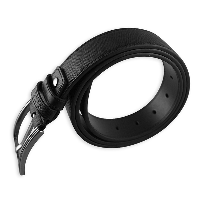 秒杀正品时尚针扣头层牛皮腰带真皮皮带男 韩版休闲 配件品牌黑色 M-BELT-650-第1张图