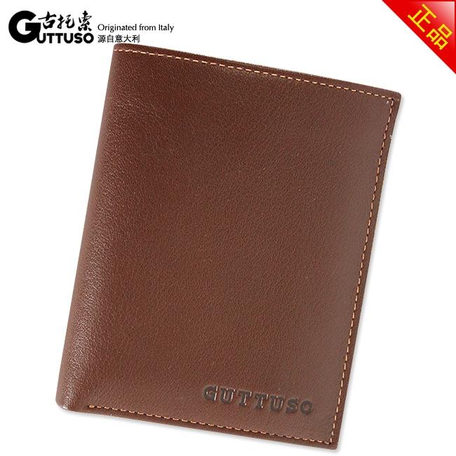 古托索时尚正品秒杀牛皮竖款钱包卡套 短款钱包短 皮具 真皮 男包 G-8160B