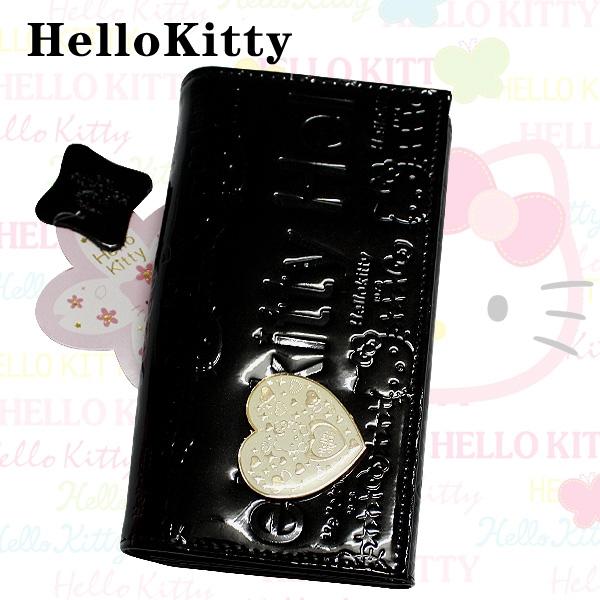 HelloKitty女士真皮钱包 长款黑色 HK011-PH