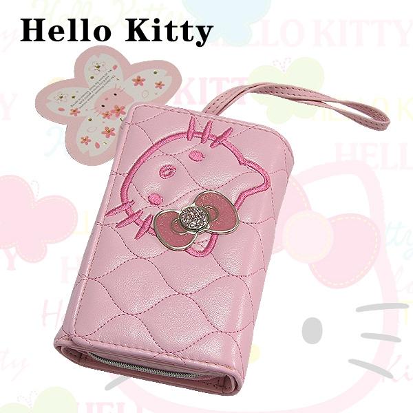 HelloKitty女士零钱包 中长款绣粉 HK052-XF
