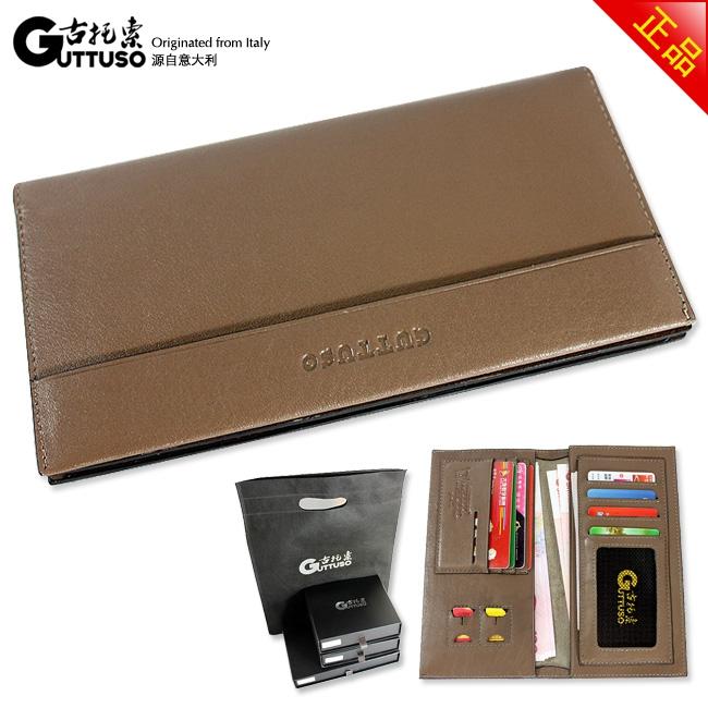 古托索时尚真皮正品牛皮长款钱包钱包卡套 皮具 皮夹钱夹韩国男包 G-8100A