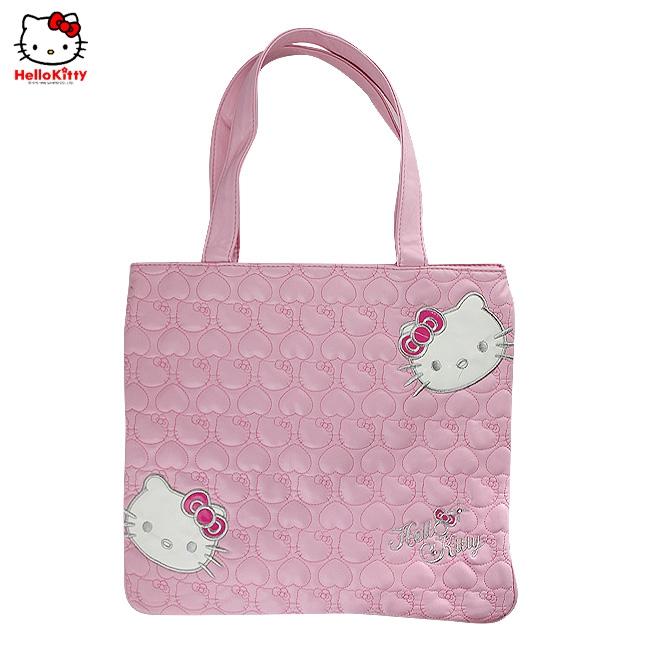 HelloKitty绣桃心粉色女士手提包-肩包 HK-2010-XF
