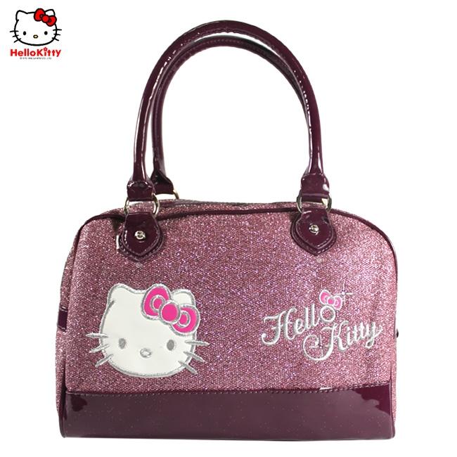 HelloKitty 女士手提包 女士肩包 闪紫 HK-2020-SZ