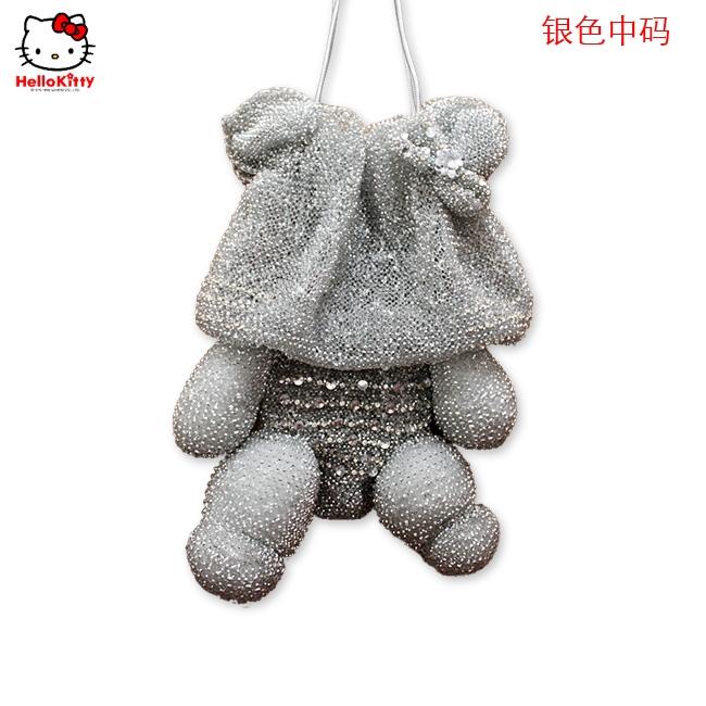 HelloKitty限量版明星款 范冰冰、舒琪款女士肩包 银色中码 HK-M-Y