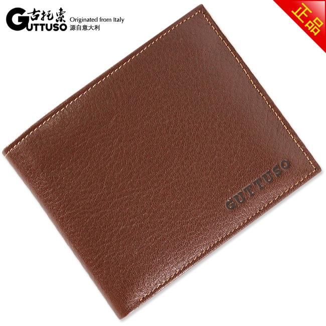 古托索时尚正品牛皮真皮钱包卡套 短款 皮具 包钱包 男款职业男包 G-8160C