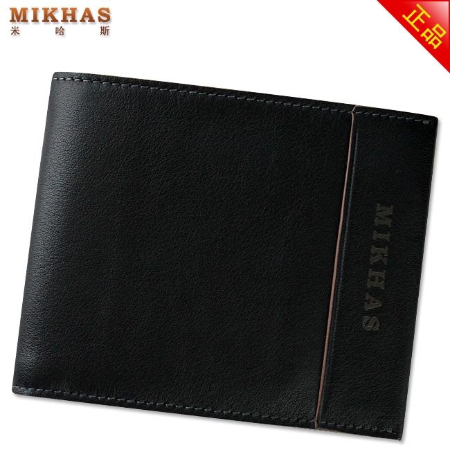 时尚正品牛皮卡位钱包卡套 手工钱包 韩版 学生钱包短款 真皮男包 M-919C