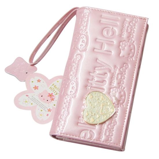 HelloKitty女士真皮钱包 长款粉色 HK011-PF