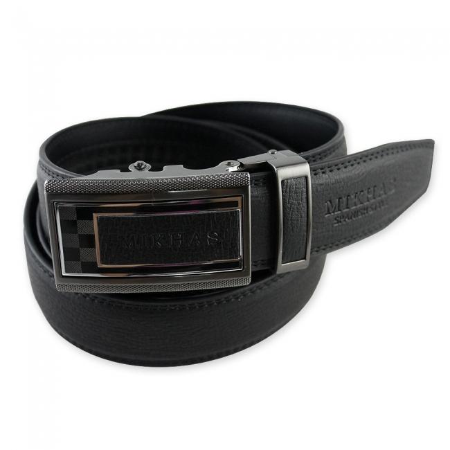 时尚自动扣皮带腰带单圈牛皮男士真皮 黑色 休闲 配件 品牌 正装 M-BELT-560