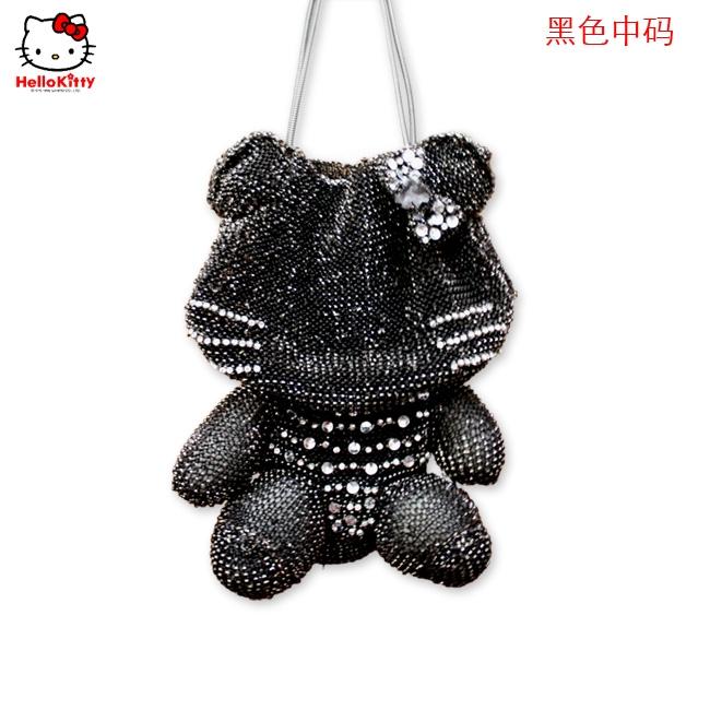 HelloKitty限量版明星款 范冰冰、舒琪款女士肩包 黑色中码 HK-M-H