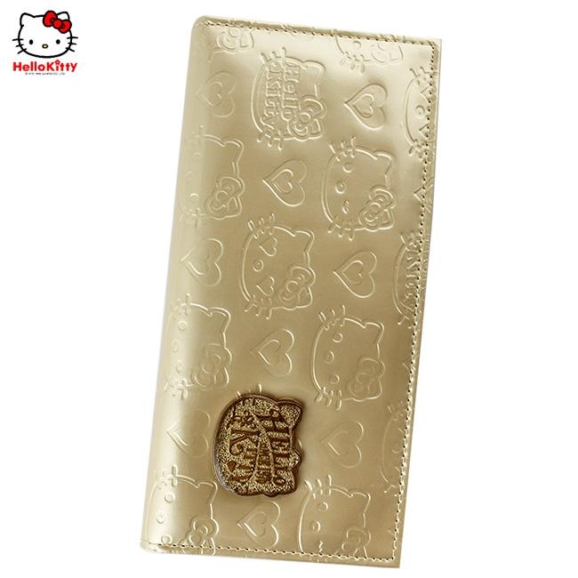 HelloKitty女士钱夹 长款金色 HK059-YJ