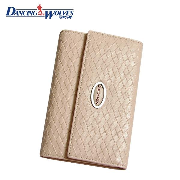 清仓价2013新款正品DW女士长款钱包竖款搭扣淑女女包三折皮夹多功能票夹 DW67414-21