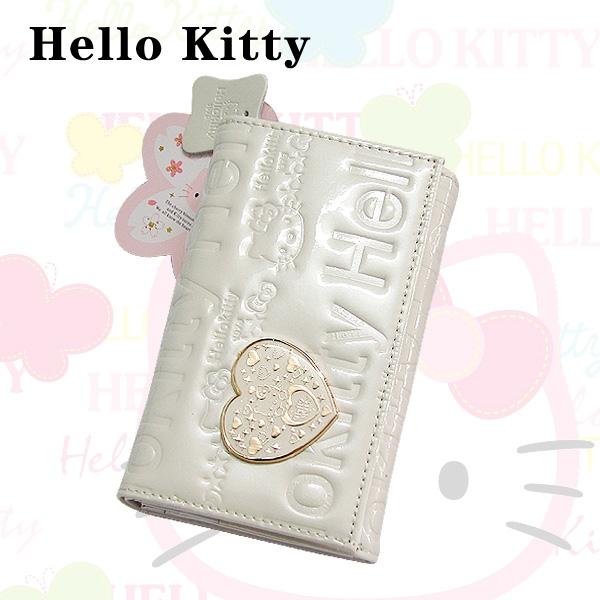 HelloKitty女士真皮钱包 中长款白色 HK027-PB