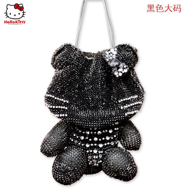HelloKitty限量版明星款 范冰冰、舒琪款女士肩包 黑色大码 HK-B-H