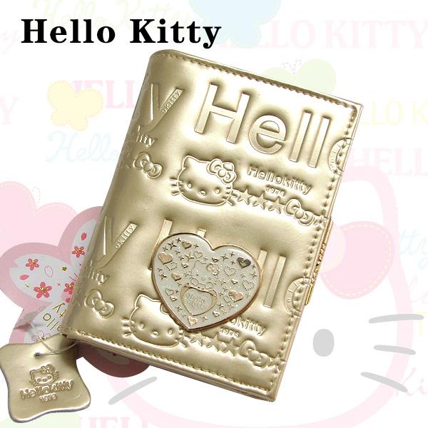 HelloKitty女士真皮零钱包 金色  HK025-PJ