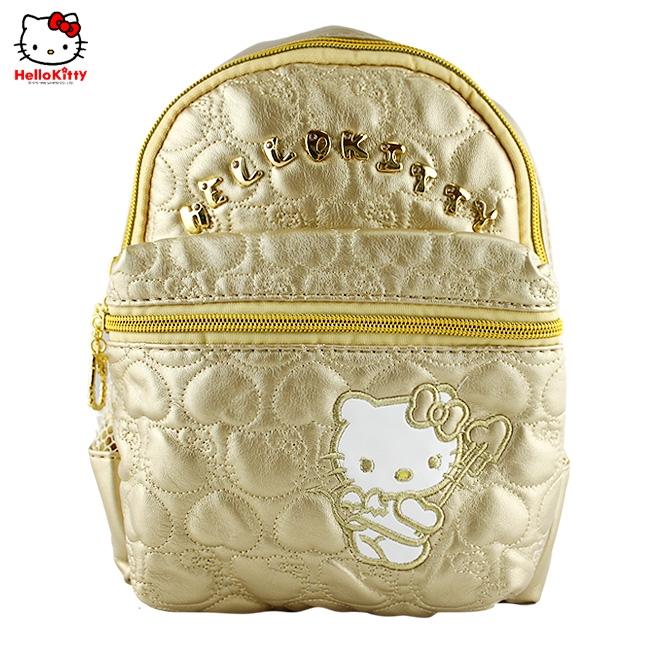 HelloKitty绣桃心金色背包 HK-8807-XJ