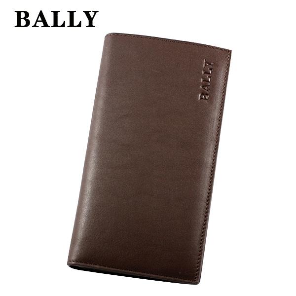 清仓价 Bally巴利男士真皮钱包 长款啡色 8165A