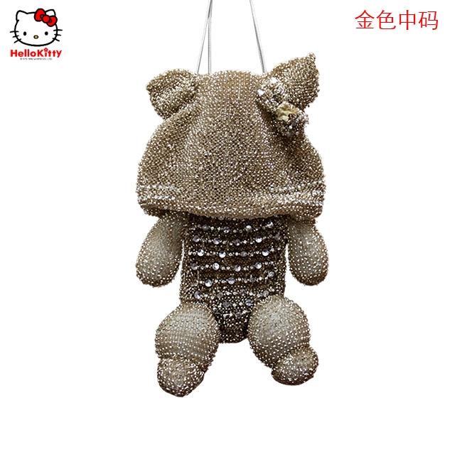HelloKitty限量版明星款 范冰冰、舒琪款女士肩包 金色中码 HK-M-J
