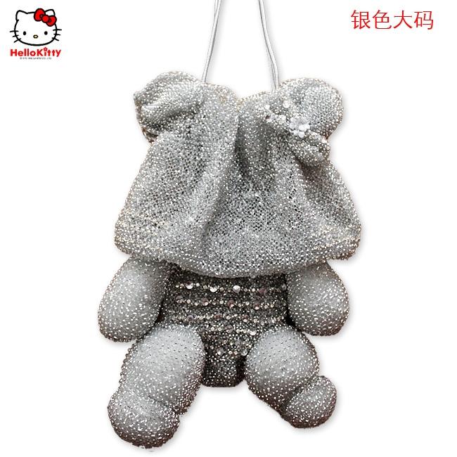 HelloKitty限量版明星款 范冰冰、舒琪款女士肩包 银色大码 HK-B-Y